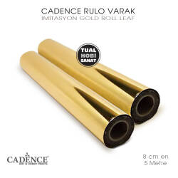 Cadence Altın Gold Rulo Varak 5 Metre - Cadence