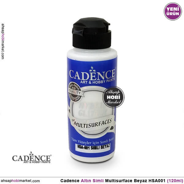 Cadence Altın Simli MultiSurface HSA001 Beyaz 120 ml - 1