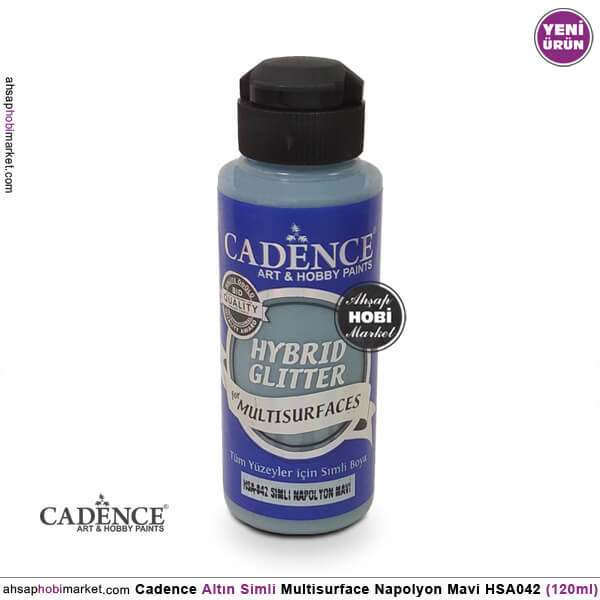 Cadence Altın Simli MultiSurface HSA042 Napolyon Mavi 120 ml - 1