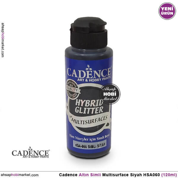 Cadence Altın Simli MultiSurface HSA060 Siyah 120 ml - 1