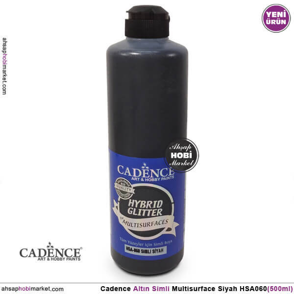Cadence Altın Simli Multisurface HSA060 Siyah 500 ml - 1