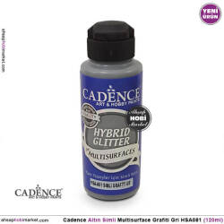 Cadence Altın Simli MultiSurface HSA081 Grafiti Gri 120 ml - Cadence