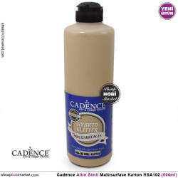 Cadence Altın Simli Multisurface HSA102 Karton 500 ml - Cadence