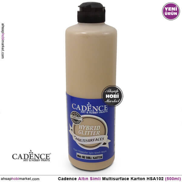 Cadence Altın Simli Multisurface HSA102 Karton 500 ml - 1