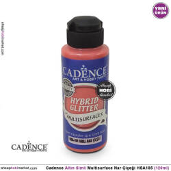Cadence Altın Simli MultiSurface HSA105 Nar Çiçeği 120 ml - Cadence