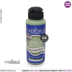 Cadence Altın Simli MultiSurface HSA110 İlkbahar Yeşili 120 ml - Cadence