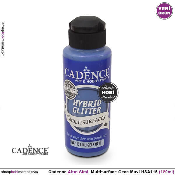 Cadence Altın Simli MultiSurface HSA115 Gece Mavi 120 ml - 1