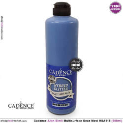 Cadence Altın Simli Multisurface HSA115 Gece Mavi 500 ml - Cadence
