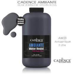 Cadence Ambiante Islak Zemin Boyası Antrasit Siyah 2000 ml AW23 - Cadence