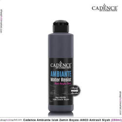 Cadence Ambiante Islak Zemin Boyası Antrasit Siyah 250ml AW23 - Cadence
