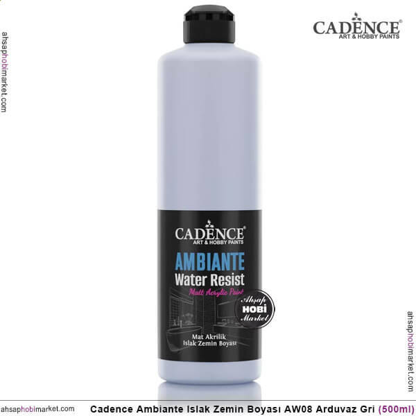 Cadence Ambiante Islak Zemin Boyası Arduvaz Gri 500ml AW08 - 1
