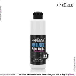 Cadence Ambiante Islak Zemin Boyası Beyaz 250ml AW01 - Cadence