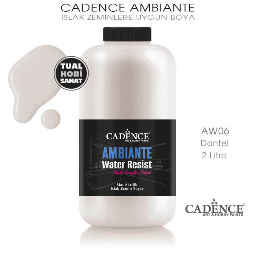 Cadence Ambiante Islak Zemin Boyası Dantel 2000ml AW06 - 1