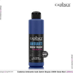Cadence Ambiante Islak Zemin Boyası Gece Mavi 250ml AW09 - Cadence