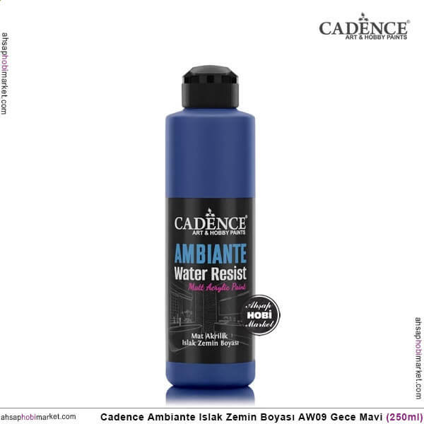 Cadence Ambiante Islak Zemin Boyası Gece Mavi 250ml AW09 - 1