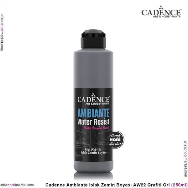 Cadence Ambiante Islak Zemin Boyası Grafiti Gri 250ml AW22 - 1