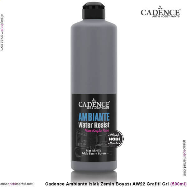 Cadence Ambiante Islak Zemin Boyası Grafiti Gri 500ml AW22 - 1
