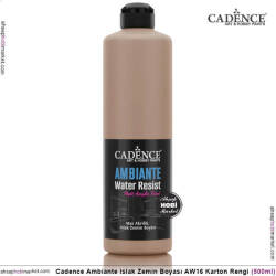 Cadence Ambiante Islak Zemin Boyası Karton 500ml AW16 - Cadence