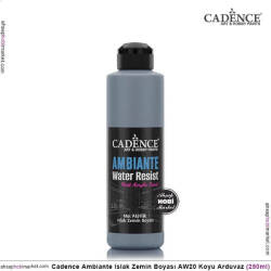 Cadence Ambiante Islak Zemin Boyası Koyu Arduvaz 250ml AW20 - Cadence