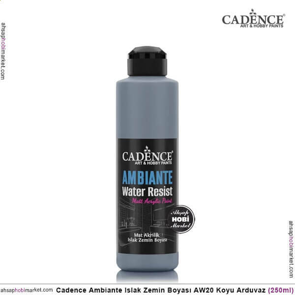 Cadence Ambiante Islak Zemin Boyası Koyu Arduvaz 250ml AW20 - 1