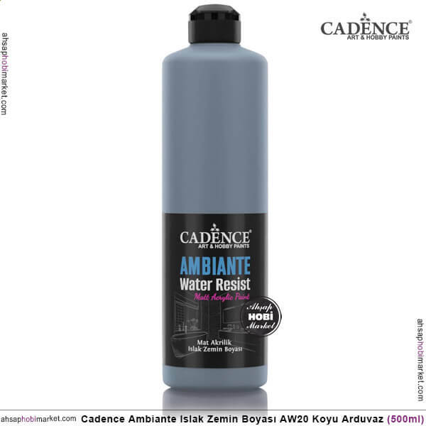 Cadence Ambiante Islak Zemin Boyası Koyu Arduvaz 500ml AW20 - 1
