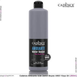 Cadence Ambiante Islak Zemin Boyası Koyu Gri 500ml AW21 - Cadence