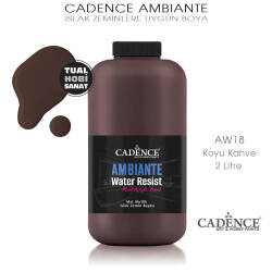 Cadence Ambiante Islak Zemin Boyası Koyu Kahve 2000ml AW18 - Cadence