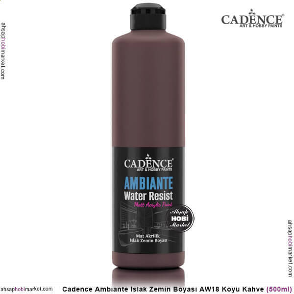 Cadence Ambiante Islak Zemin Boyası Koyu Kahve 500ml AW18 - 1