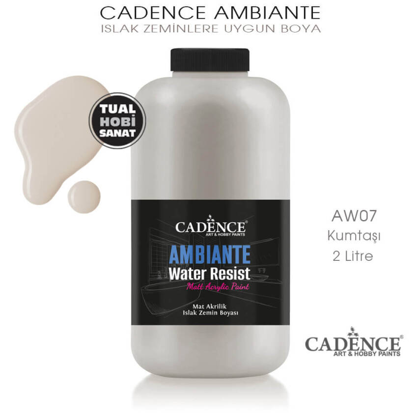 Cadence Ambiante Islak Zemin Boyası Kumtaşı 2000ml AW07 - 1