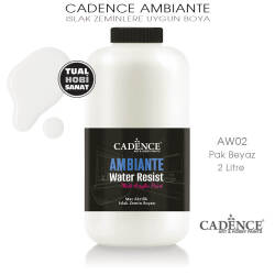 Cadence Ambiante Islak Zemin Boyası Pak Beyaz 2000ml AW02 - Cadence
