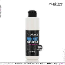 Cadence Ambiante Islak Zemin Boyası Pak Beyaz 250ml AW02 - Cadence