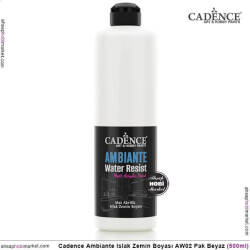 Cadence Ambiante Islak Zemin Boyası Pak Beyaz 500ml AW02 - Cadence