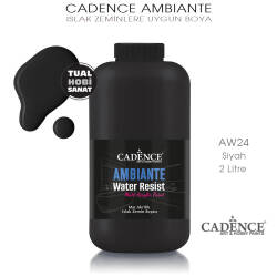 Cadence Ambiante Islak Zemin Boyası Siyah 2000ml AW24 - Cadence