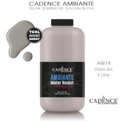 Cadence Ambiante Islak Zemin Boyası Vizon Gri 2000ml AW19 - Cadence