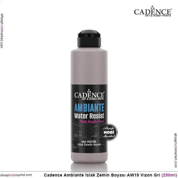 Cadence Ambiante Islak Zemin Boyası Vizon Gri 250ml AW19 - 1