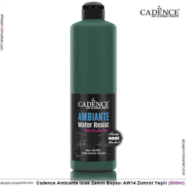 Cadence Ambiante Islak Zemin Boyası Zümrüt 500ml AW14 - 1