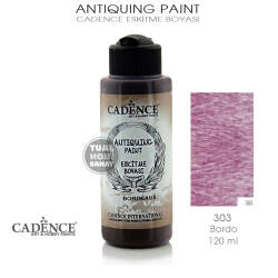 Cadence Antiquing Eskitme Boyası 303 Bordo - Cadence