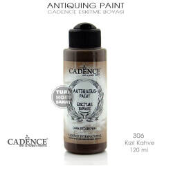 Cadence Antiquing Eskitme Boyası 306 Kızıl Kahve - Cadence (1)