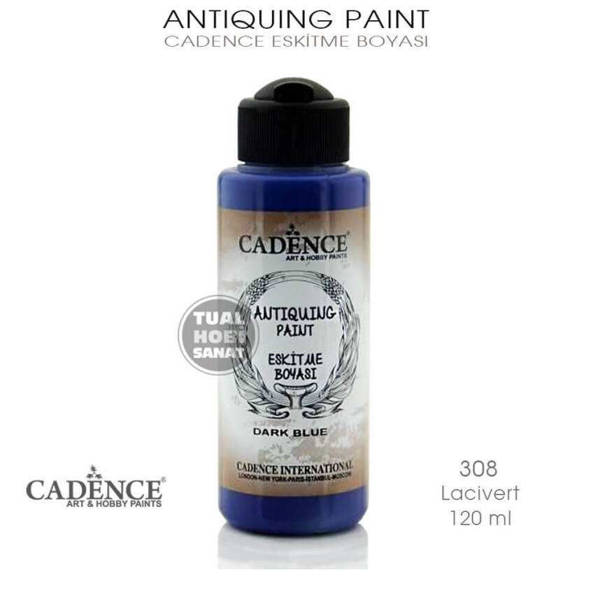Cadence Antiquing Eskitme Boyası 308 Lacivert - 2