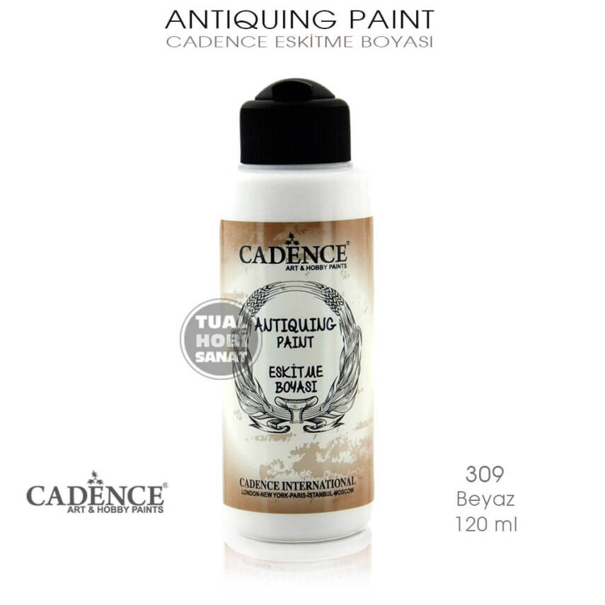 Cadence Antiquing Eskitme Boyası 309 Beyaz - 2