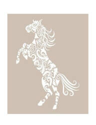 Cadence At Desenli Stencil Şablon AS443 - Cadence