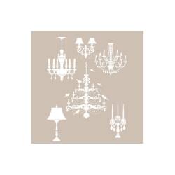 Cadence Avize Şamdan Desenli Stencil Şablon AS544 - Cadence