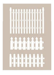 Cadence Bahçe Çiti Desenli Stencil Şablon AS487 - Cadence