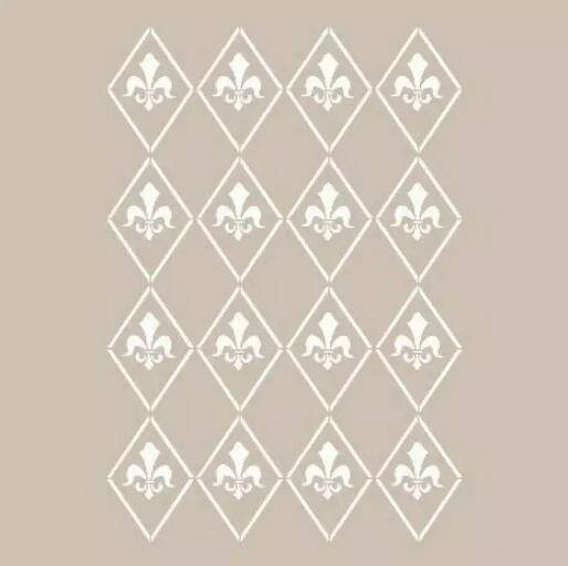 Cadence Baklava Desenli Stencil Şablon AS517 - 1