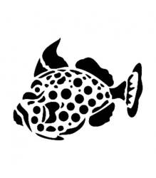 Cadence Balık Stencil Şablon D374 - Cadence