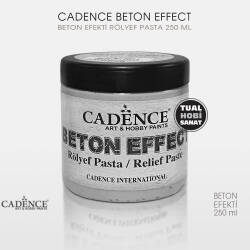 Cadence Beton Efekt Rölyef Pasta 250 ml 350 gr - Cadence