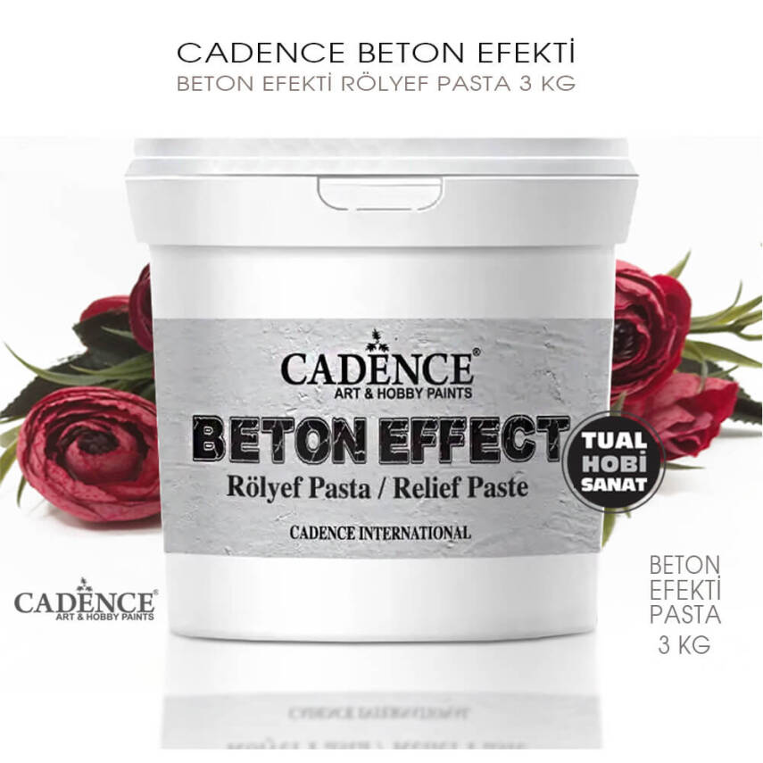 Cadence Beton Efekt Rölyef Pasta 3 kg - 2