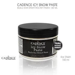 Cadence Buzlu Kar Rölyef Pasta 150 ml - Cadence