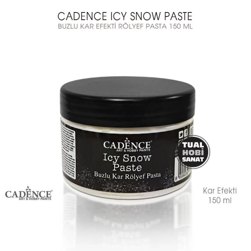 Cadence Buzlu Kar Rölyef Pasta 150 ml - 1