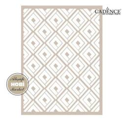 Cadence Cadence Geometrik Desenli Stencil Şablon AS515 - Cadence